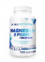 ALLNUTRITION Magnesium 5 Forms+ B6 (P-5-P) 100 kapsułek