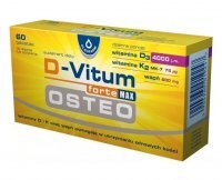 D-Vitum forte MAX OSTEO 60 tabletek