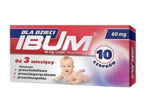 Ibum dla dzieci 60 mg 10 czopków