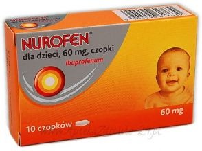 Nurofen dla dzieci czop.doodbyt. 0,06g 10c