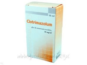 Clotrimazolum 1% płyn 15 ml