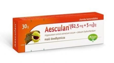 Aesculan maść doodbytnicza 0,05 g+5 mg 30 g