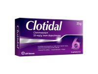 Clotidal 10 mg/g krem dopochwowy 35 g + 6 aplikatorów