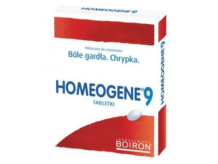 BOIRON 60 tabletek Homeogene 9