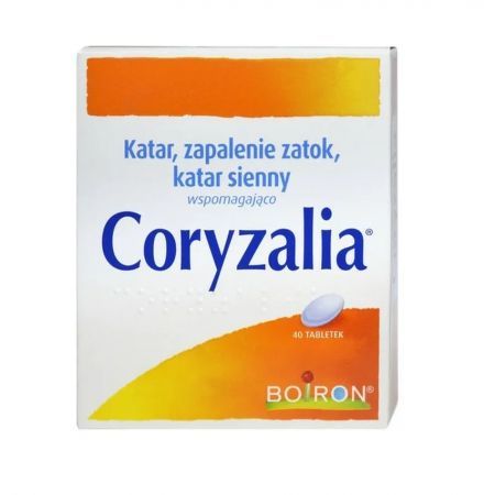 BOIRON Coryzalia (stany katarowe) 40 tabletek