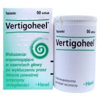 HEEL Vertigoheel zawroty głowy 50 tabletek