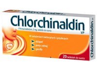 Chlorchinaldin VP 20 tabletek do ssania