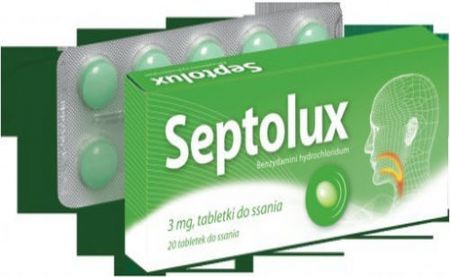 Septolux tabletki do ssania 20 tabletek