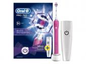 ORAL-B Pro 750 3D White Szczoteczka elektryczna 1 szt.