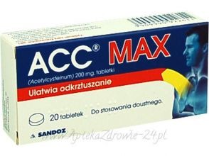 ACC MAX tabl. 0,2 g 20 tabl.