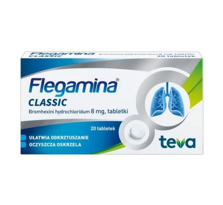 Flegamina  8 mg 20 tabletek