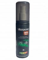 MOSKINE Płyn na komary kleszcze 50% DEET 80 ml