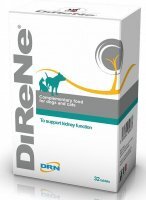 DiReNe Preparat wspomagający nerki psów i kotów 32 tabletki