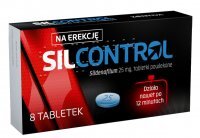 Silcontrol 25 mg 8 tabletek