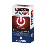 Tadalafil Maxon 0,01 g 2 tabletki