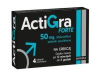 Actigra Forte 0,05g 4 tabletki