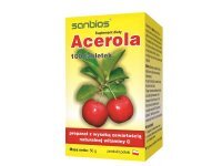 Acerola 500mg 100 tabletek Sanbios