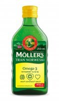 Moller's Tran Norweski o aromacie cytrynowym 250 ml