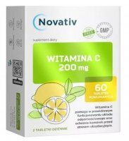 Novativ Witamina C 200 mg 60 tabletek