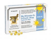 PHARMA NORD Bio-Witamina D3 D-Pearls 20 µg  40 kapsułek