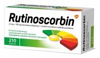 Rutinoscorbin 210 tabletek powlekanych