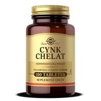 SOLGAR Cynk chelat 100 tabletek