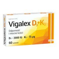 Vigalex D3 + K2 60 tabletek