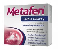 Metafen rozkurczowy 40 tabletek