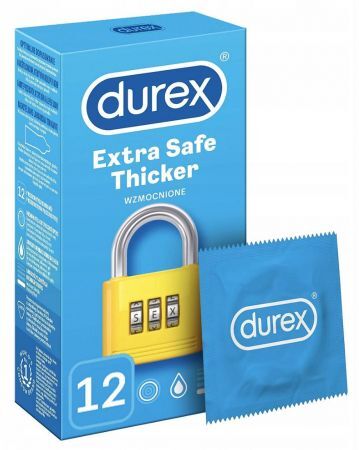 DUREX EXTRA SAFE Prezerwatywy 12 sztuk