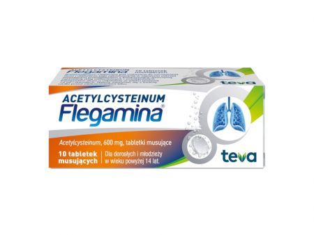 Acetylcysteinum Flegamina 10 tabletek musujących