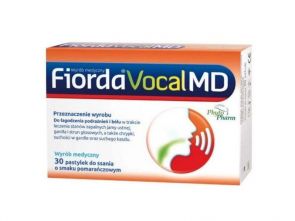 Fiorda Vocal MD o smaku pomarańczowym 30 pastylek
