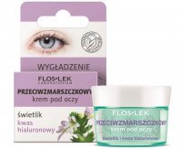 FLOS-LEK przeciwzmarszczkowy krem pod oczy świetlik i kwas hialuronowy 15 ml