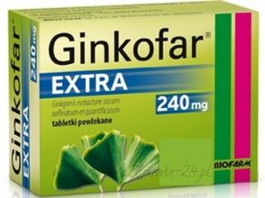 Ginkofar Extra 240mg 60 tabletek