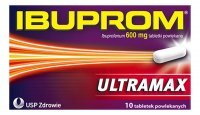 Ibuprom Ultramax 600 mg 10 tabletek
