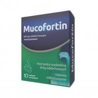 Mucofortin 600 mg 10 tabletek musujących