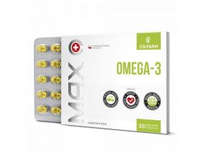 Max Omega-3 30 kaps. COLFARM- DATA 06.2022