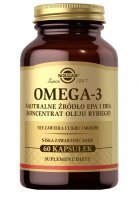 SOLGAR Omega-3 Naturalne źródło EPA i DHA 60 kapsułek
