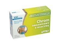Chrom Organiczny z niacyną APTEO 100 tabletek