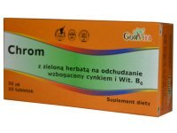 Chrom z Zieloną Herbatą 30 tabletek Gorvita
