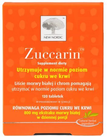NEW NORDIC Zuccarin 120 tabletek