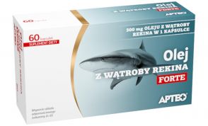 Olej z wątroby rekina Forte APTEO 60 kapsułek
