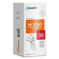 Novativ Na stawy kwas hialuronowy+ kolagen 120 kapsułki