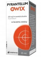 Pyrantelum OWIX 250 mg / 5 ml zawiesina doustna 15 ml