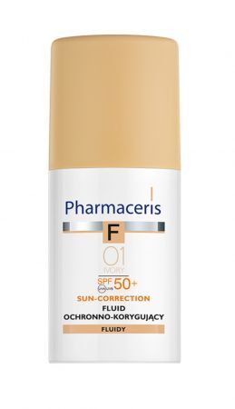 PHARMACERIS F Fluid kryjąco-ochronny SPF 50+ 01 IVORY 30 ml