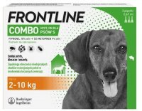Frontline Combo Spot-On Preparat na pchły i kleszcze dla psów S 0,67 ml x 3 pipety