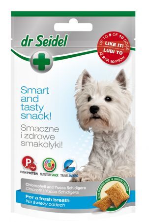 Dr Seidel Smakołyki na świeży oddech dla psów 90 g