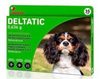 Deltatic 0,636 g Obroża przeciwkleszczowa dla małych psów 35 cm
