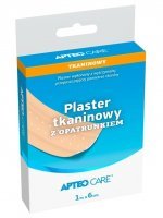 Plaster tkaninowy APTEO CARE z opatrunkiem 1mx6cm