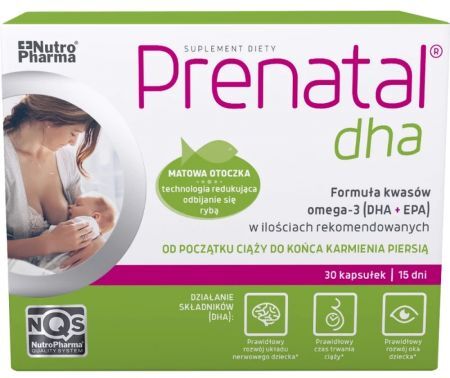 NutroPharma Prenatal DHA 30 kapsułek