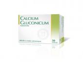 Calcium gluconicum o smaku cytrynowym 50 tabl.